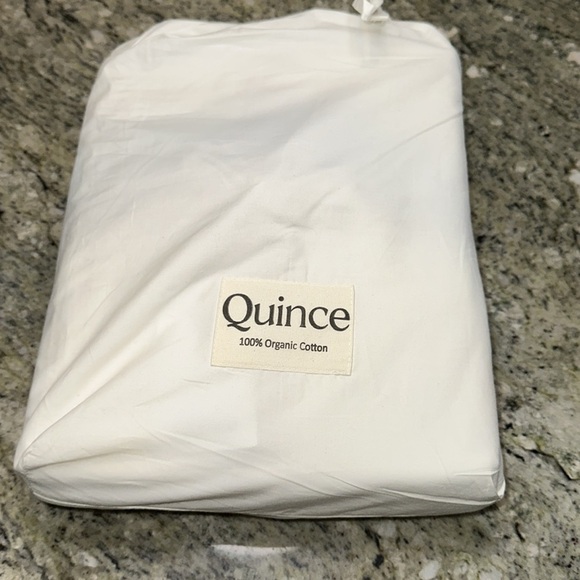 NWT QUINCE Luxury Organic Sateen Duvet Cover Shams Sand Full/Queen SOLD OUT Q21 - Picture 9 of 9